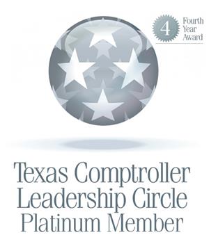 Texas Comptroller Leadership Circle Gold Member 